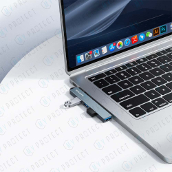 Hub USB (USB-A vers USB- 2.0 x3 et USB-A 3.0) - Borofone FH1