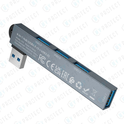 Hub USB (USB-A vers USB- 2.0 x3 et USB-A 3.0) - Borofone FH1