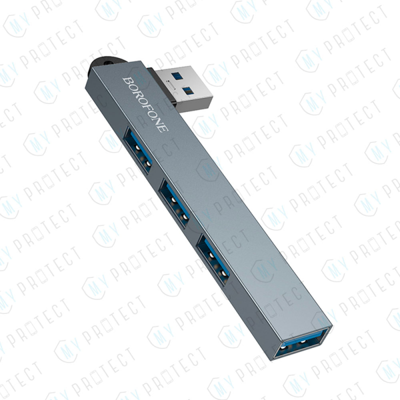 Hub USB (USB-A vers USB- 2.0 x3 et USB-A 3.0) - Borofone FH1