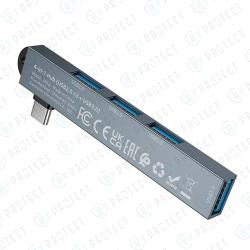 Hub USB (USB-C versUSB-A 2,0 x3 et USB-A 3,0) - Borofone FH1A