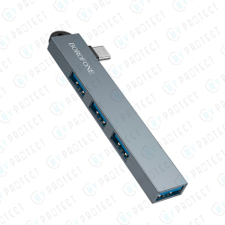 Hub USB (USB-C versUSB-A 2,0 x3 et USB-A 3,0) - Borofone FH1A