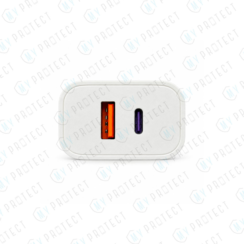 Chargeur (USB-A + USB-C) 20W