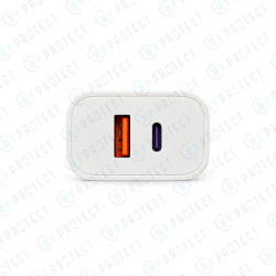 Chargeur (USB-A + USB-C) 20W
